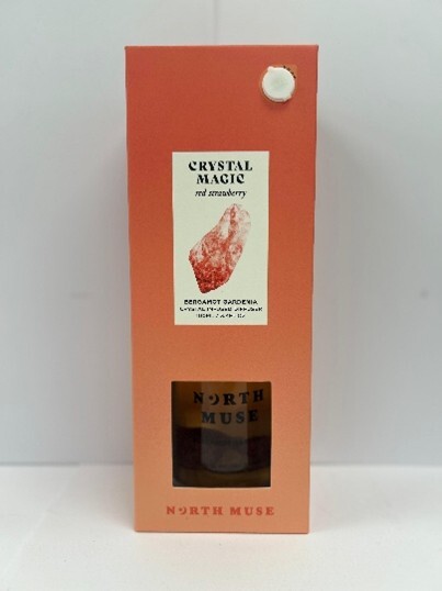 North Muse Crystal Magic Inside Reed Diffuser 100ml - Bergamot Gardenia Red Strawberry