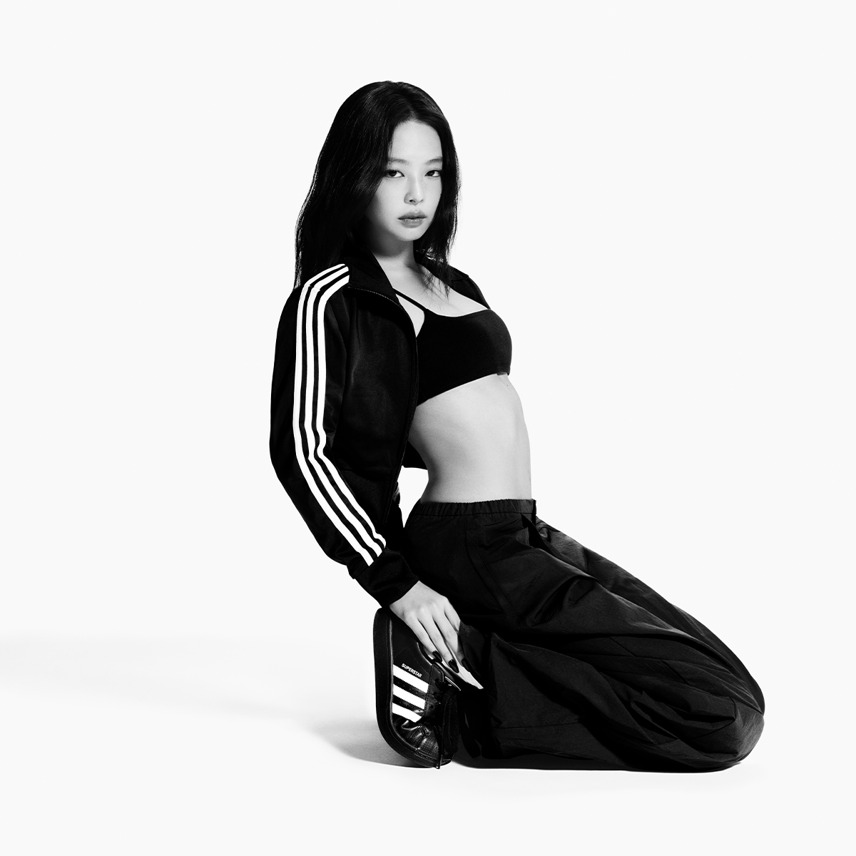 (Jennie同款) Adidas SUPERSTAR II 黑白 貝殼頭 經典 三葉草 運動休閒鞋 KK4474