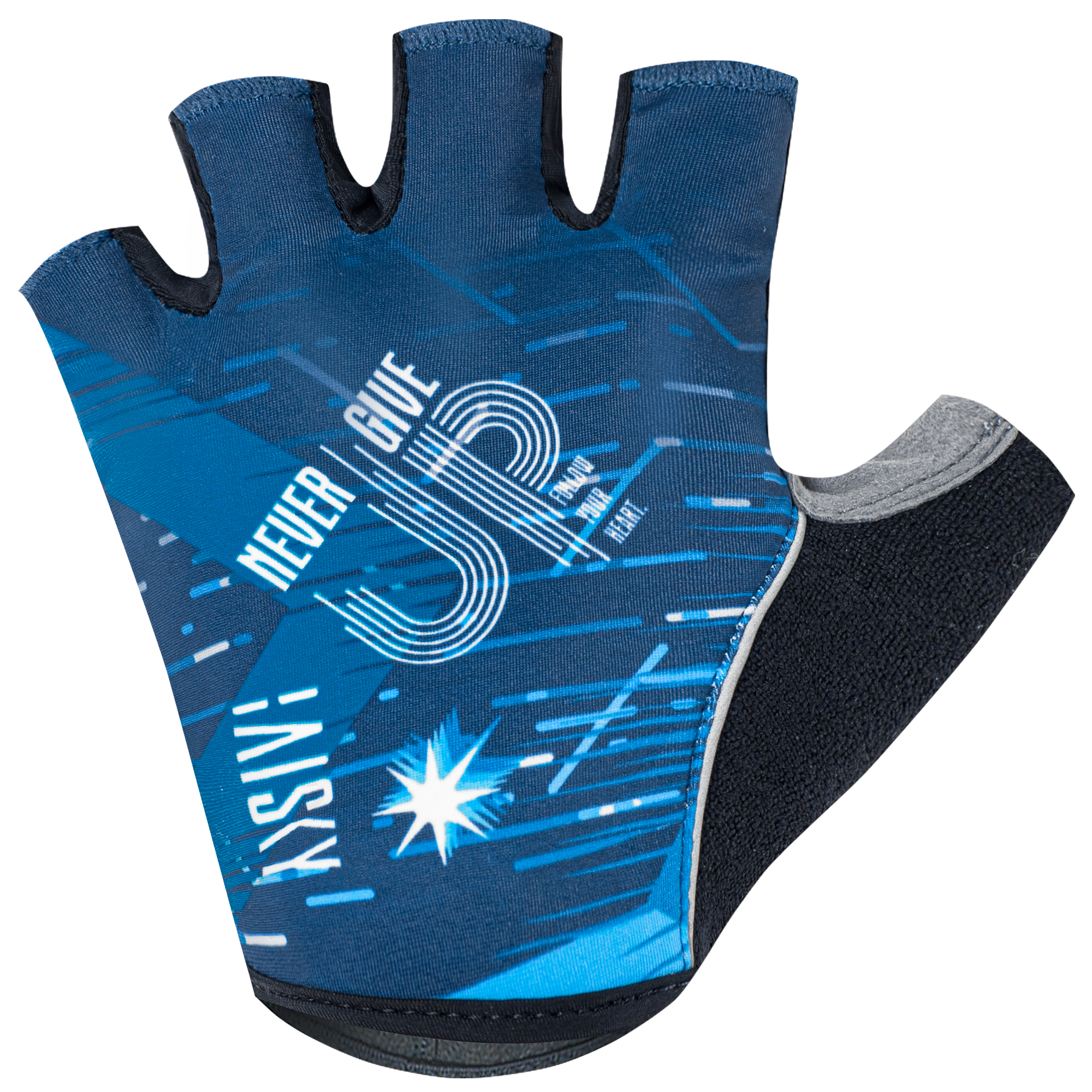 半指手套 初心 藍