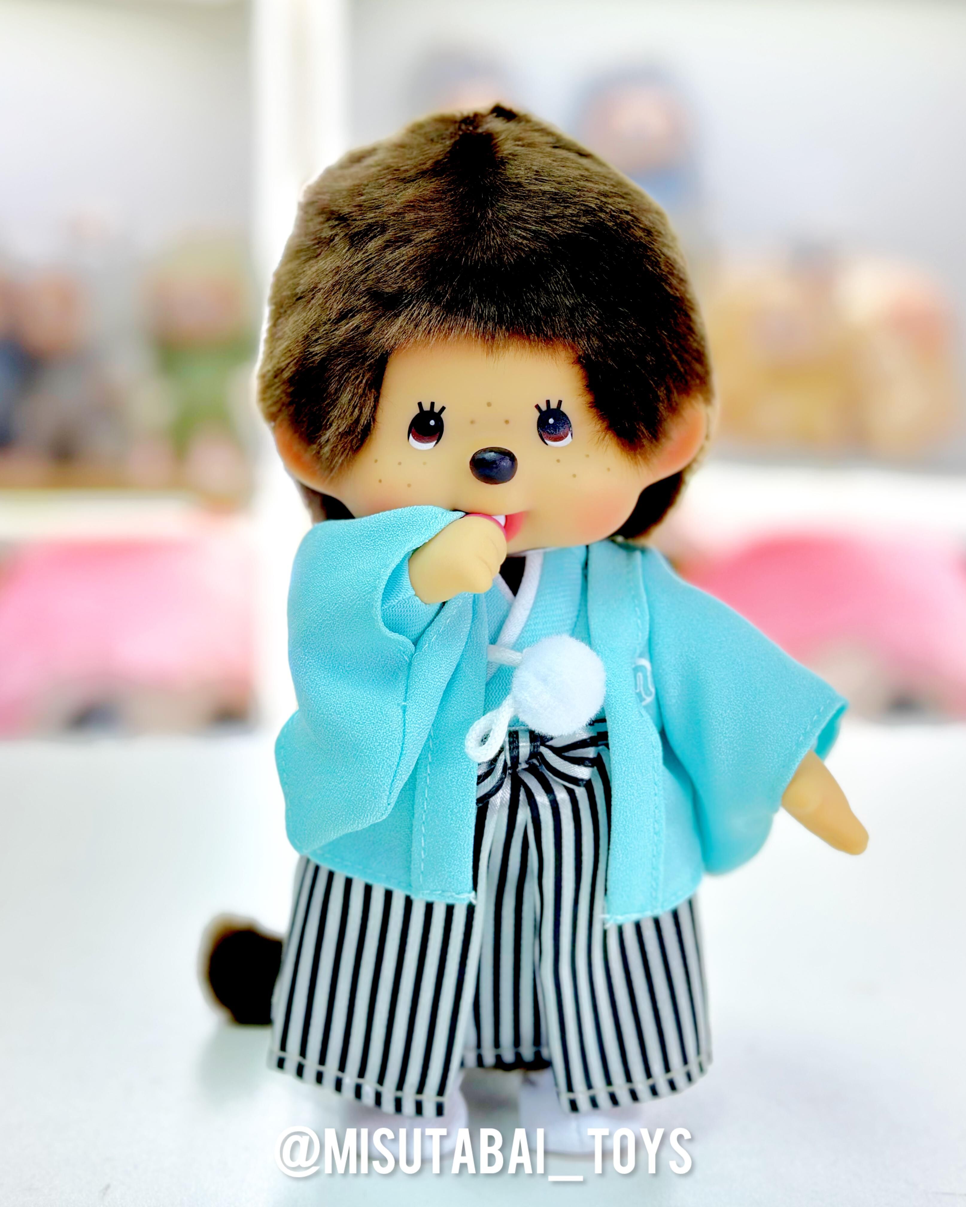 Monchhichi Boy's Family Crested Hakama Plush Toy