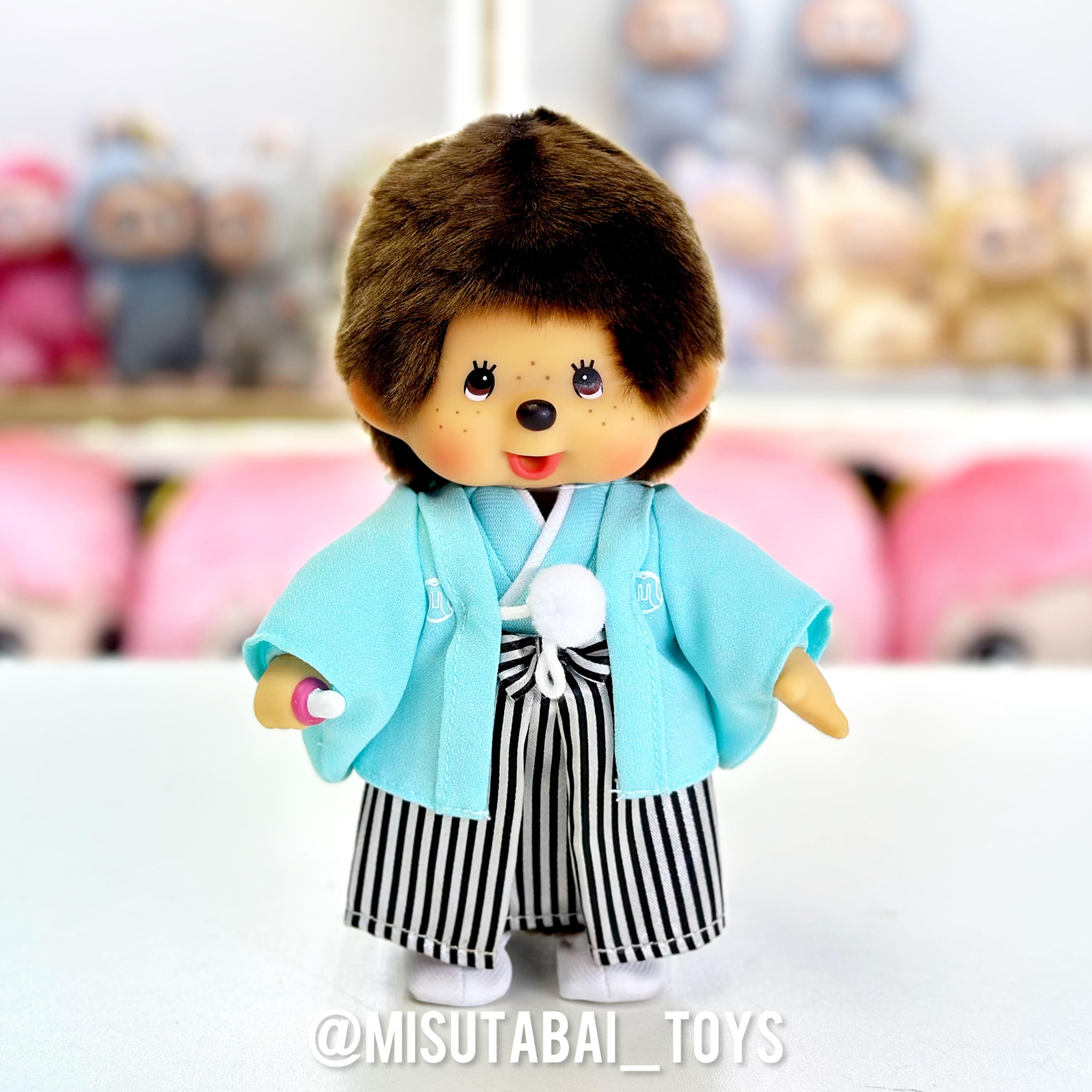 Monchhichi Boy's Family Crested Hakama Plush Toy