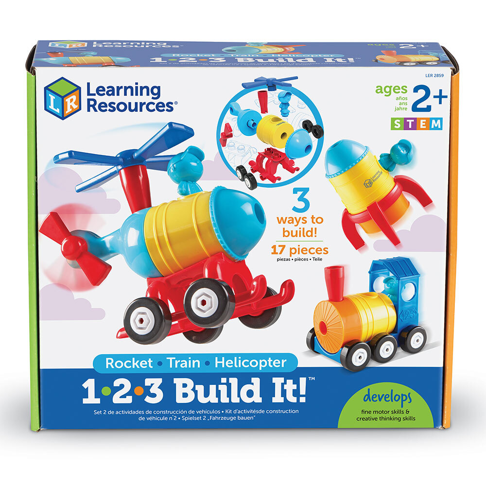 三合一變形交通組-火車火箭直升機