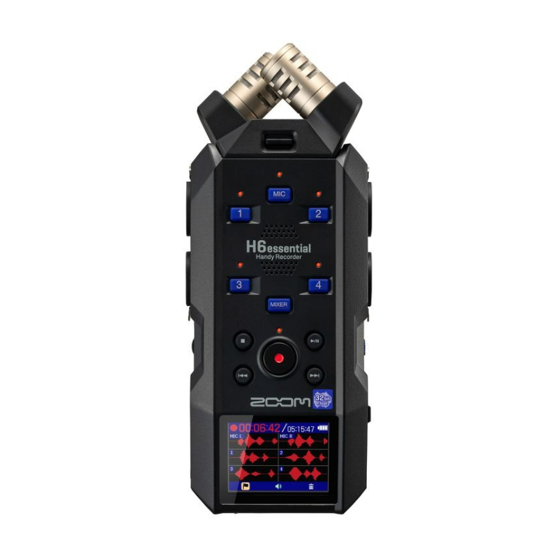 Zoom H6 Essential 手持6軌32位浮點音頻錄音機