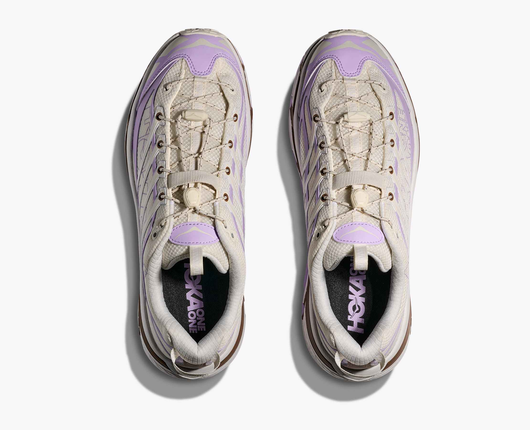 HOKA ONE ONE U Mafate Three2 Wordmark 越野鞋 中性款 白 / 紫