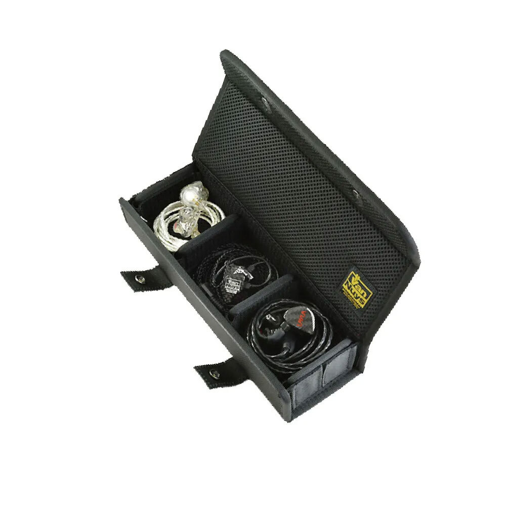 VanNuys E047 Premium 3格牛皮耳機收納盒