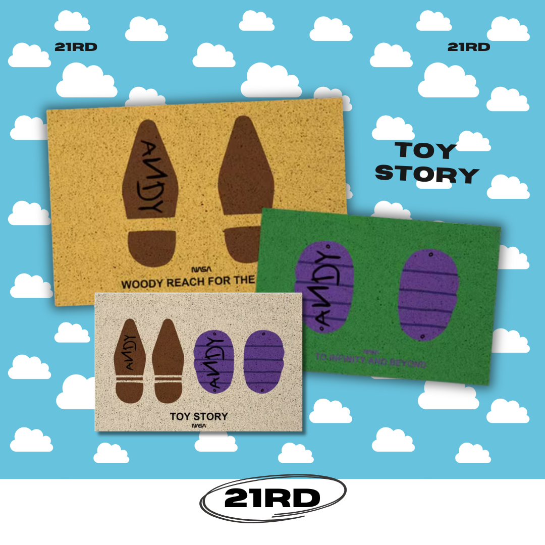 玩具總動員 回家的腳印 地墊