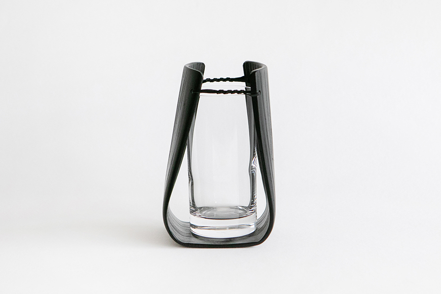 公長齋小菅 - 真竹花器 / 黑