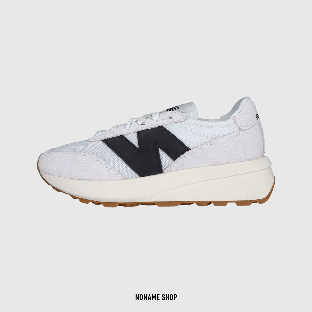 NEW BALANCE NB370 復古 休閒鞋 米白黑 (男/女同款)