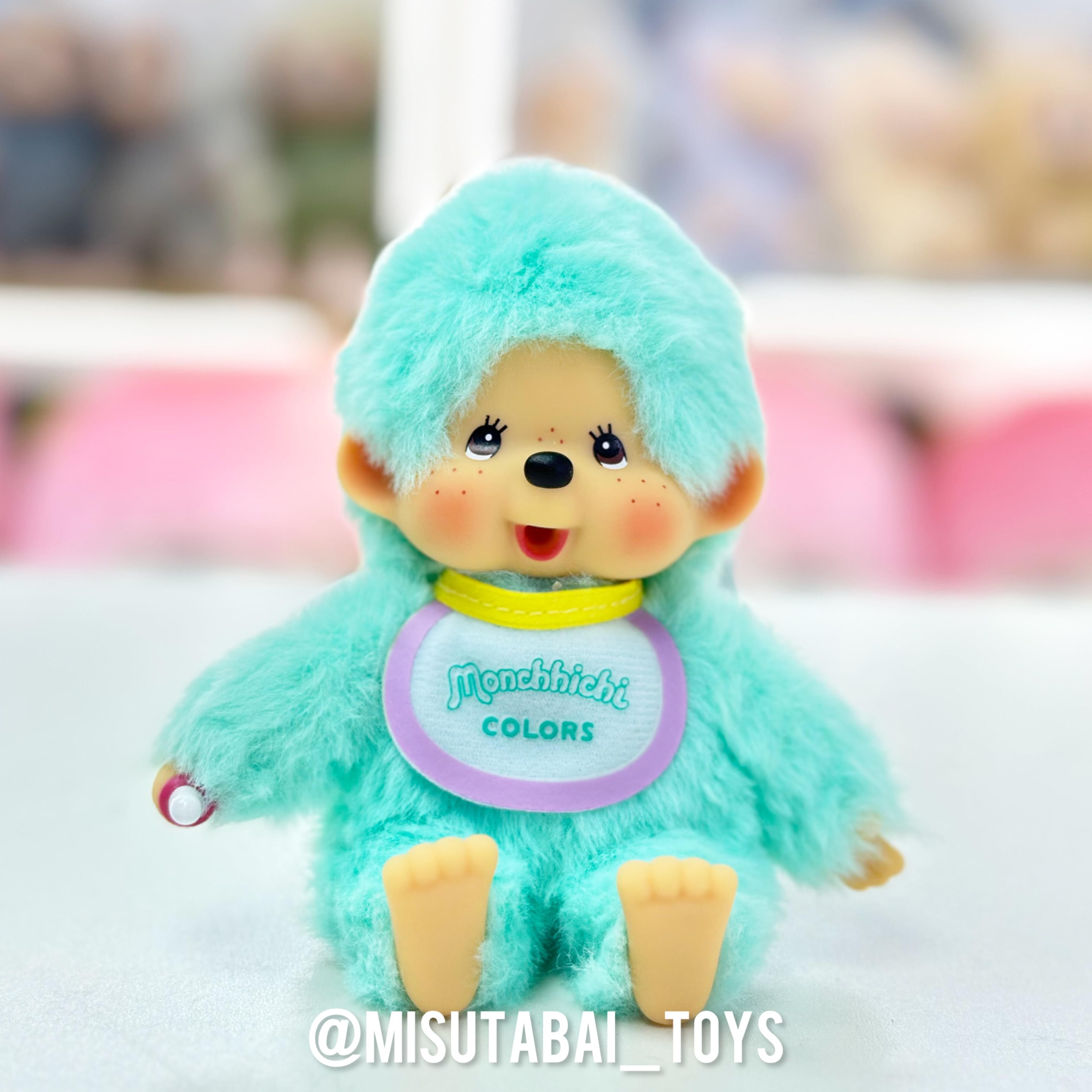 Monchhichi COLORS Keychain Plush Toy (Mint Green)