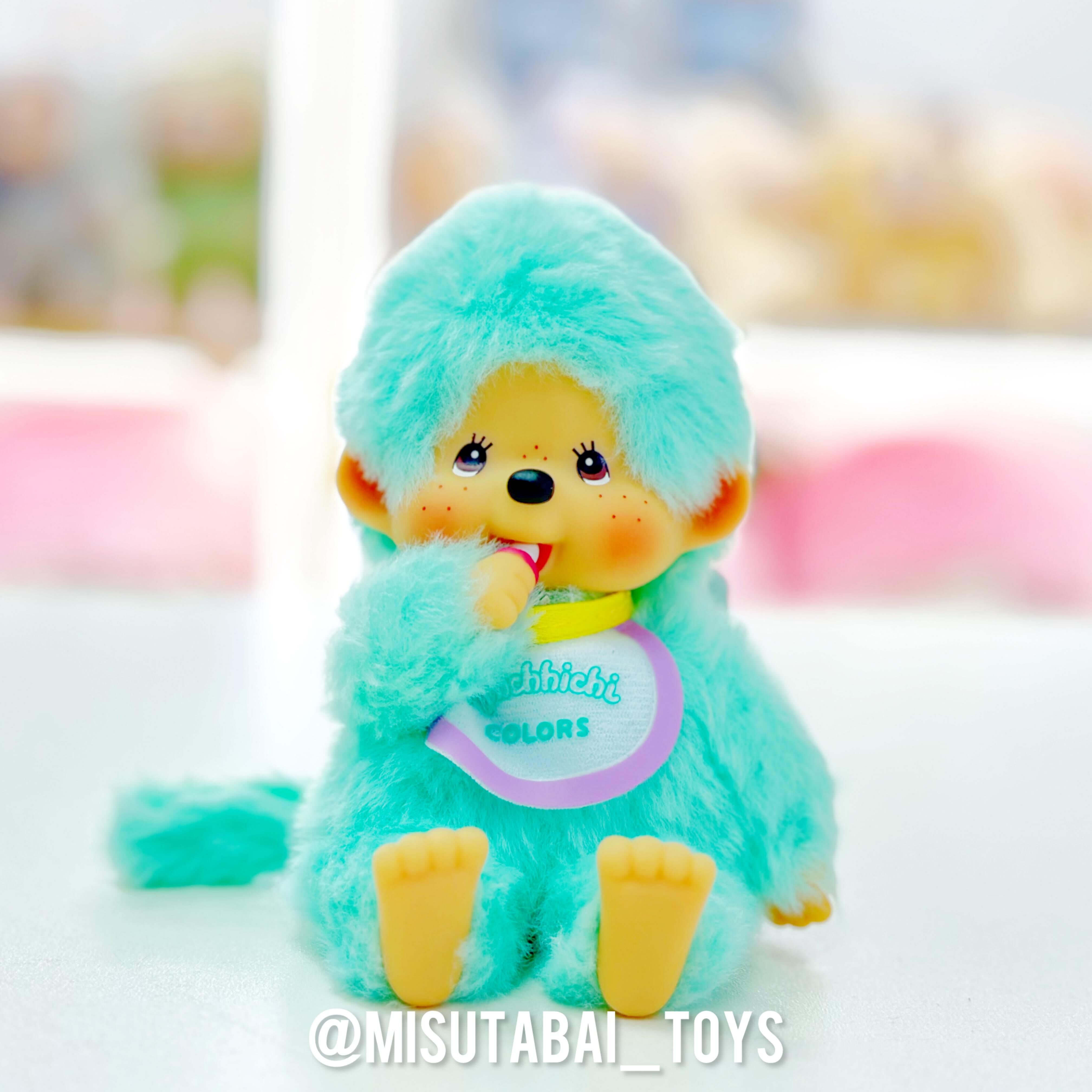 Monchhichi COLORS Keychain Plush Toy (Mint Green)