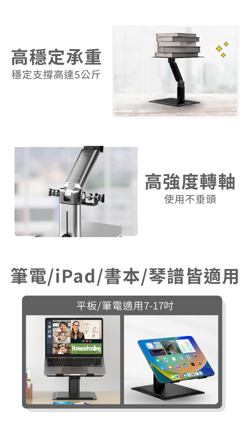 頑皮鬼elevon pro專業級多功能筆電架人體工學站立辦公角度調整升高支架筆電增高