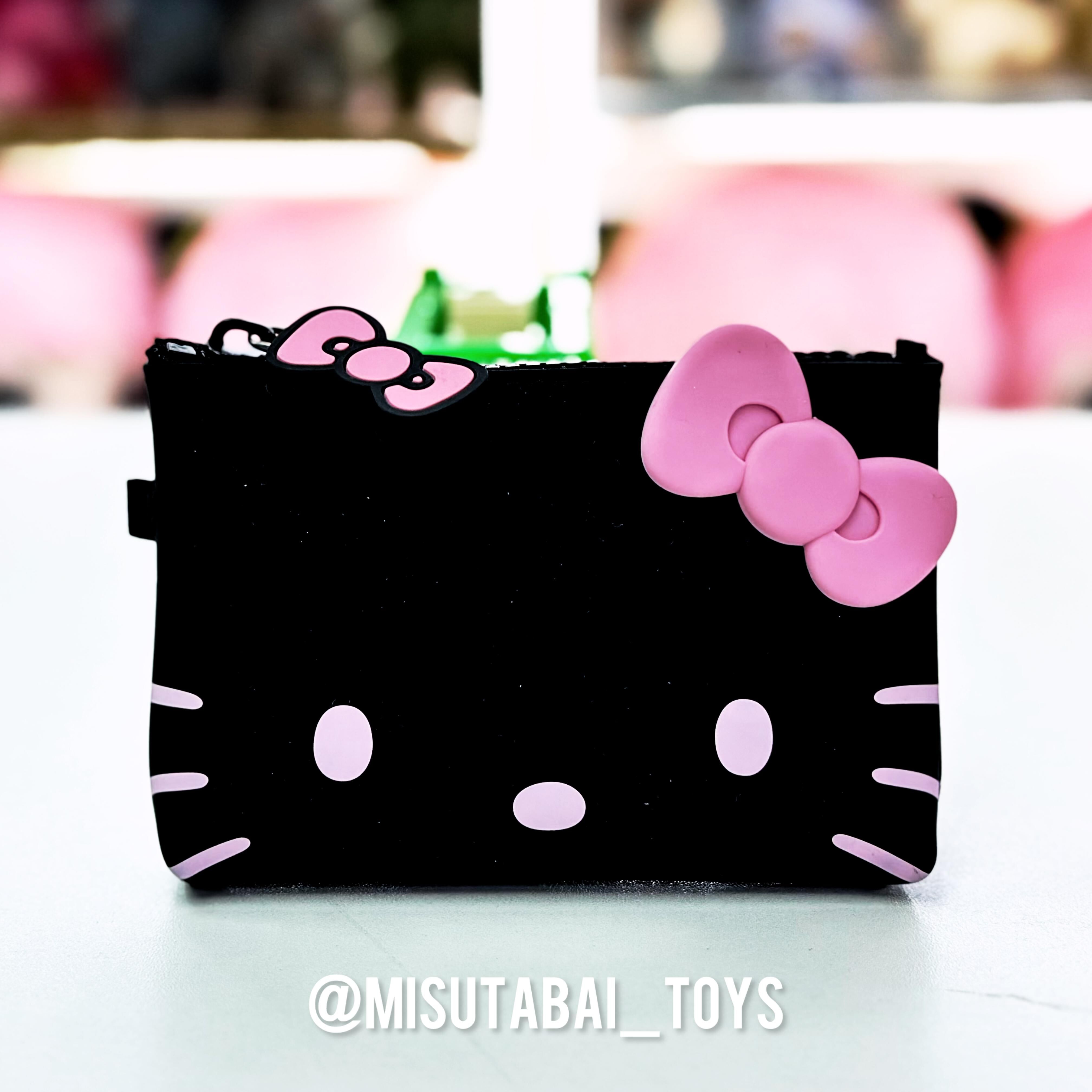 Sanrio Hello Kitty NUU-small Silicone Pouch, Black