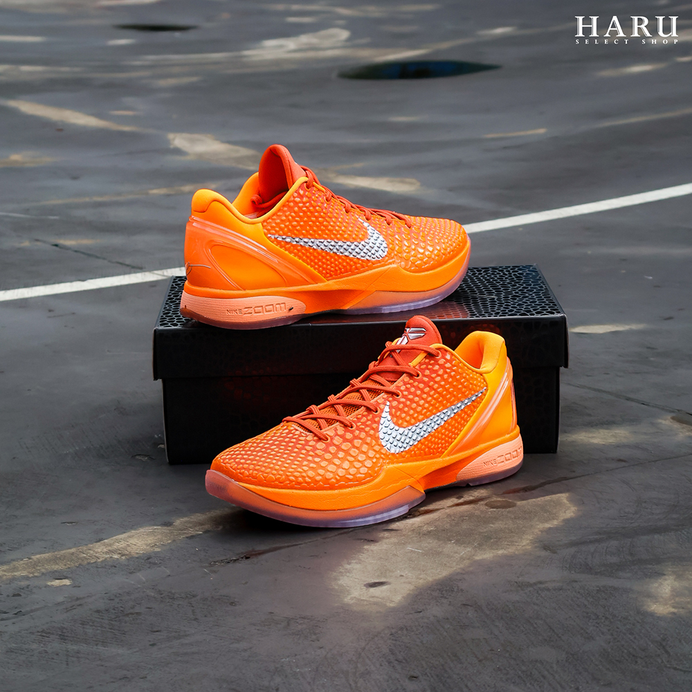 Nike Kobe 6 Protro Total Orange WNBA 全橘色 橙色/銀勾 水晶底 實戰籃球鞋 IH1871-800