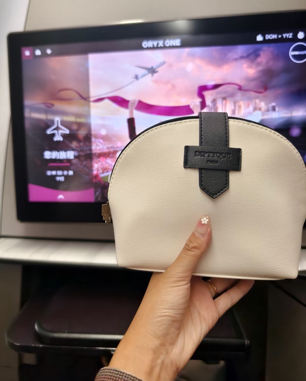 Diptyque x QATAR ✈️ 聯名卡達航空 商務艙過夜包