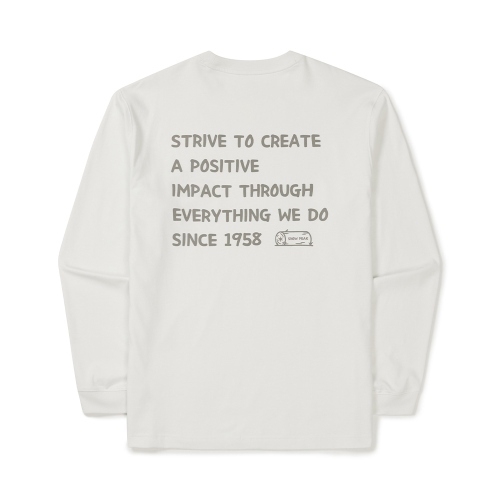 【代購】Snow Peak 雪諾必克 Aeroheat Lettering 長袖 衛衣 大學T S25FUF-TL24