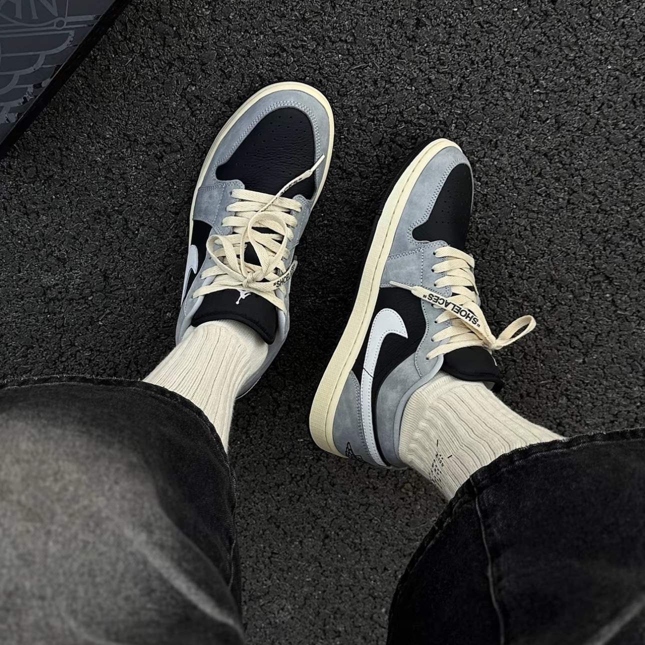 NIKE AIR JORDAN 1 LOW SE 黑灰 麂皮 喬丹 耐吉 男鞋 HQ2010-012