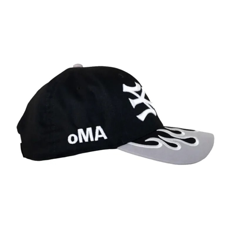 oMA STUDIOS NY NY HAT Grey Flame 火焰
