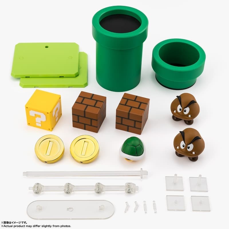 預購26/02 S.H.Figuarts 代理版 S.H.F 超級瑪利歐 遊玩套組DX (新包裝Ver.)