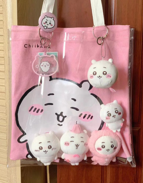 第八期预购 chiikawa 逛街补习袋 超可爱 （蓝色）