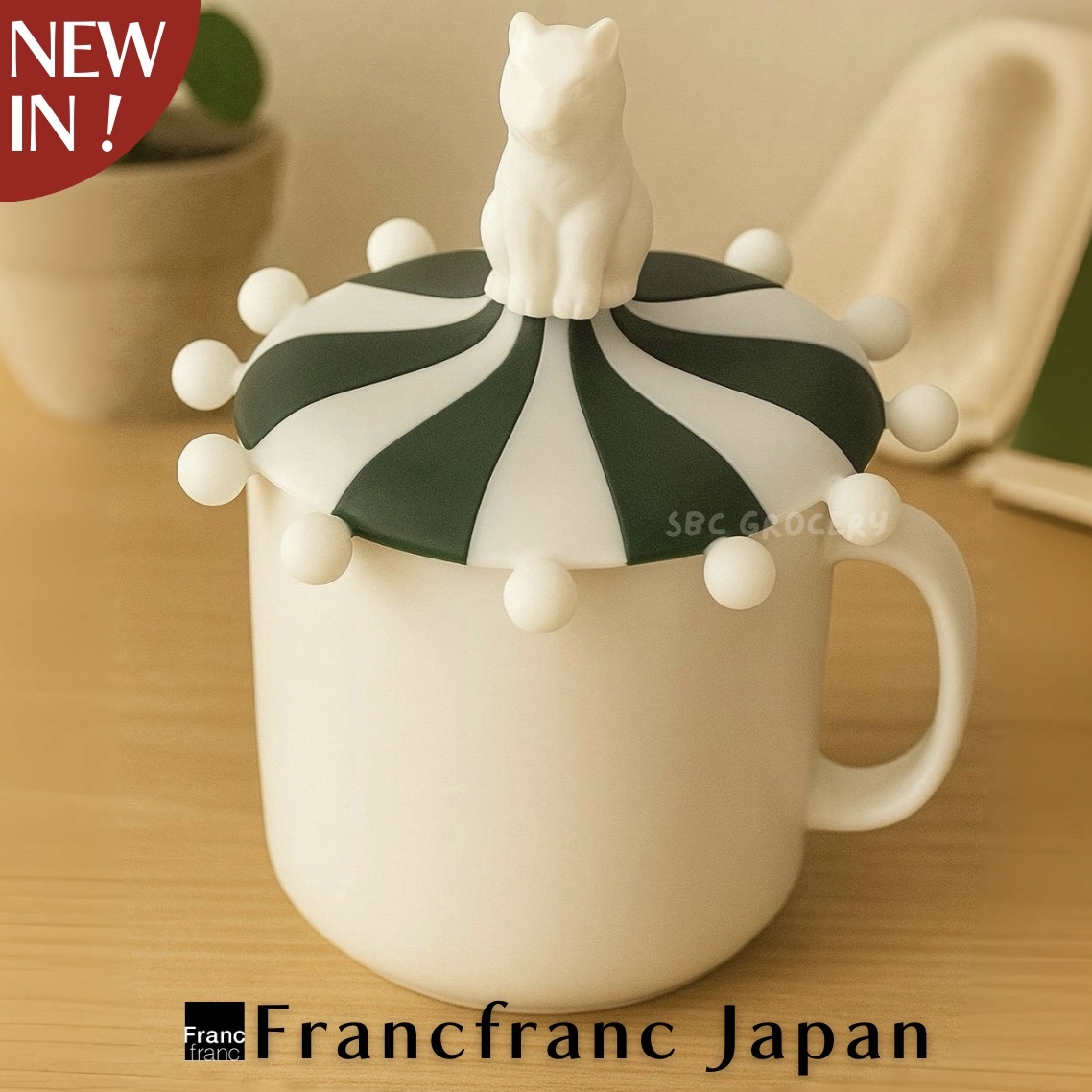 【24H出貨】日本𝗙𝗿𝗮𝗻𝗰𝗳𝗿𝗮𝗻𝗰 馬戲團熊熊杯蓋