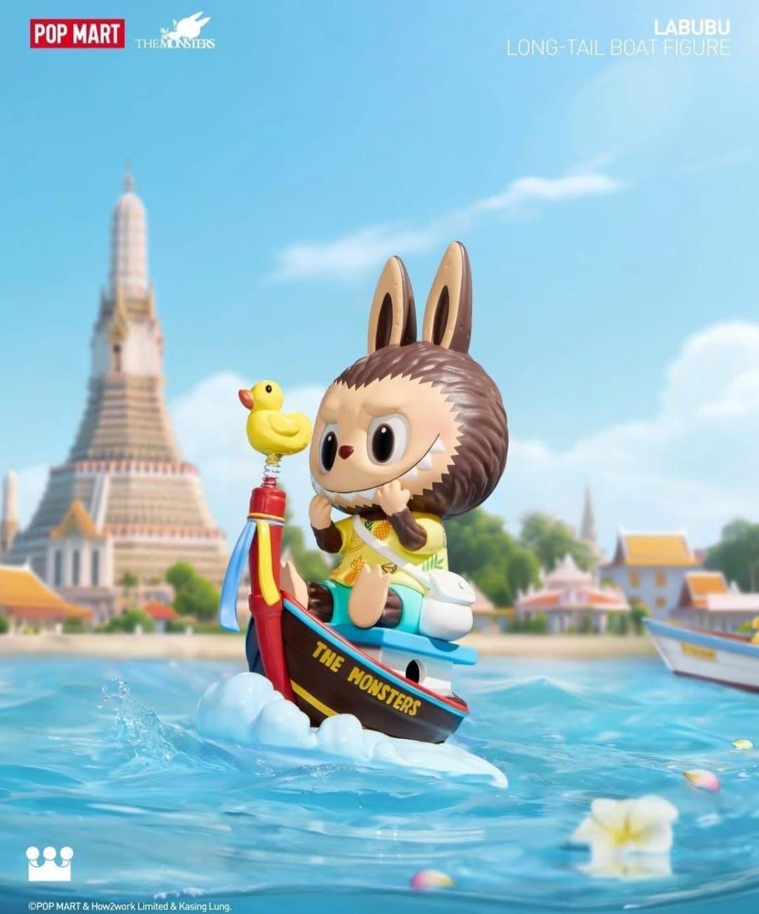 泰國限定LABUBU LONG-TAIL BOAT VFIGURE