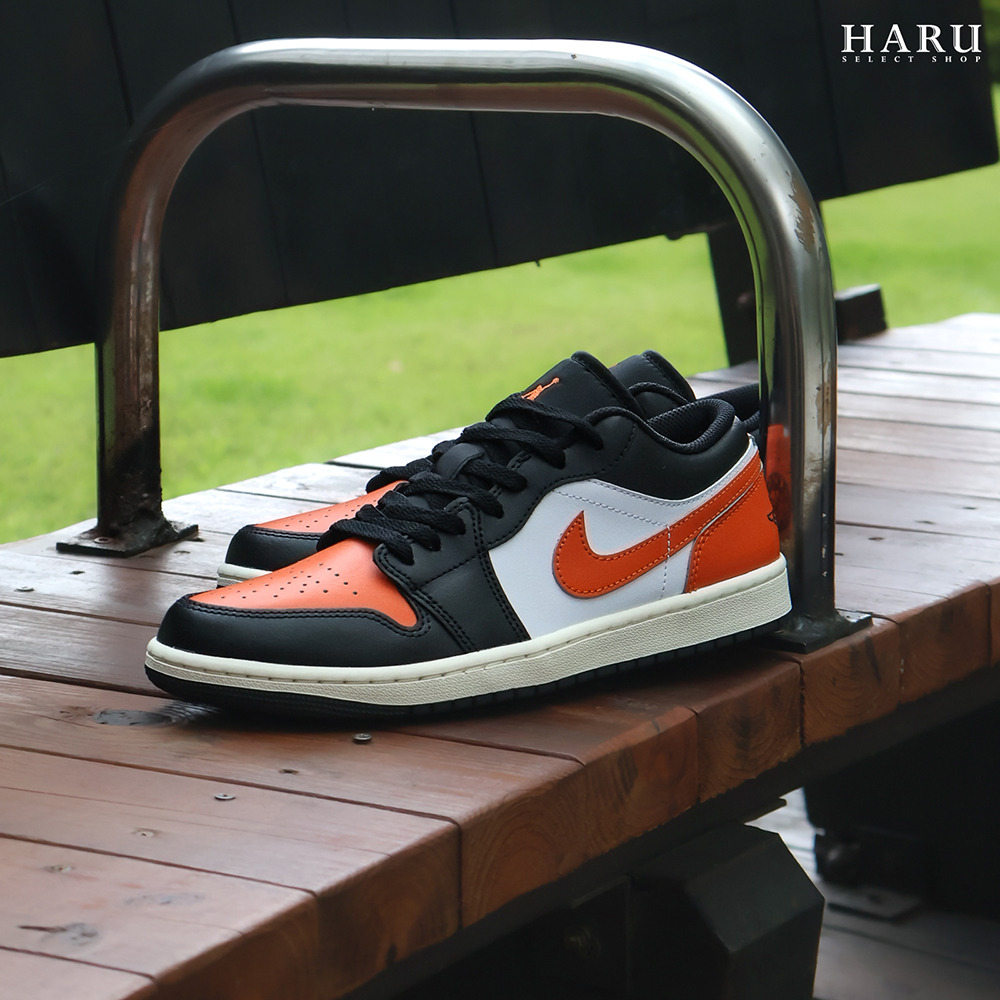 Nike Air Jordan 1 AJ1 OG Low Shattered Backboard Alternate 黑橘 扣碎 復古籃球鞋 男鞋 553558-081