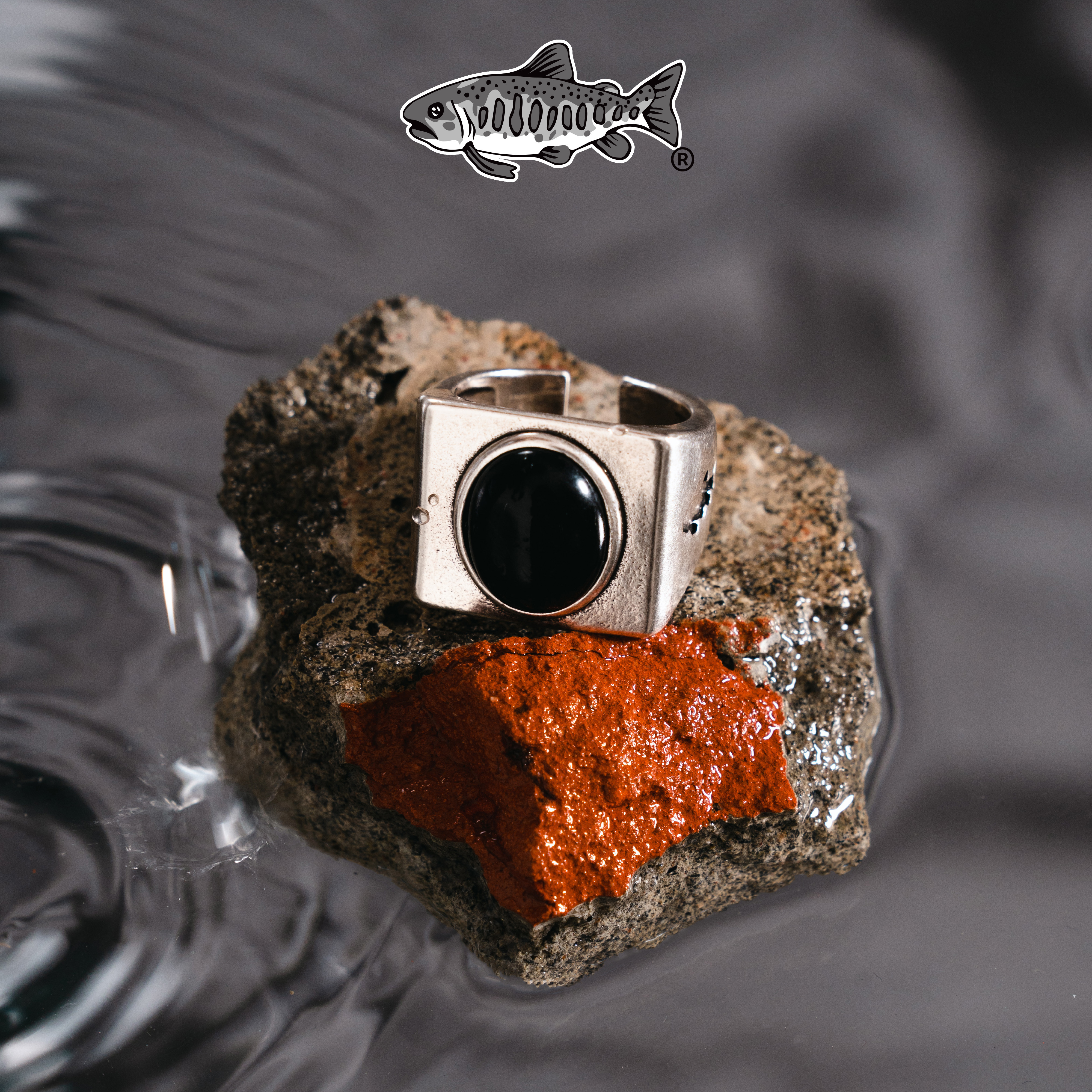 AGILITY The Black Gen Rings 黑圓石戒指 [AC8]