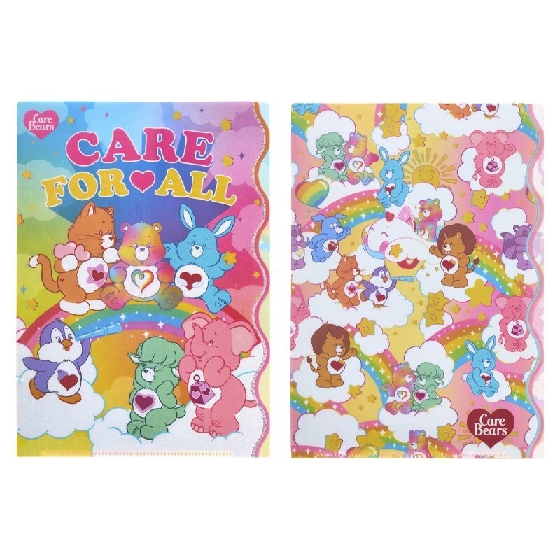 🇯🇵 CAREBEARS好友彩虹A4資料夾