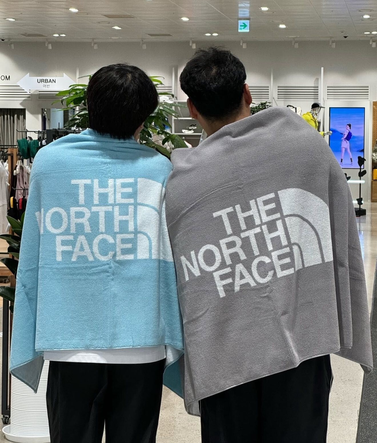 【現貨】The North Face 浴巾 海灘巾 韓國限定