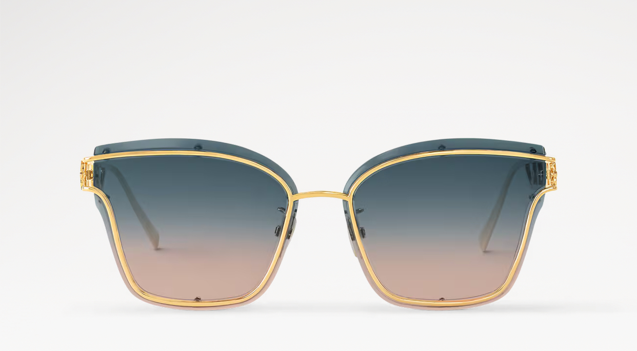 Louis Vuitton Blue Translucent Cat-Eye Sunglasses LV Jewel Cat Eye Sunglasses S00 - Women - Accessories  main image 3