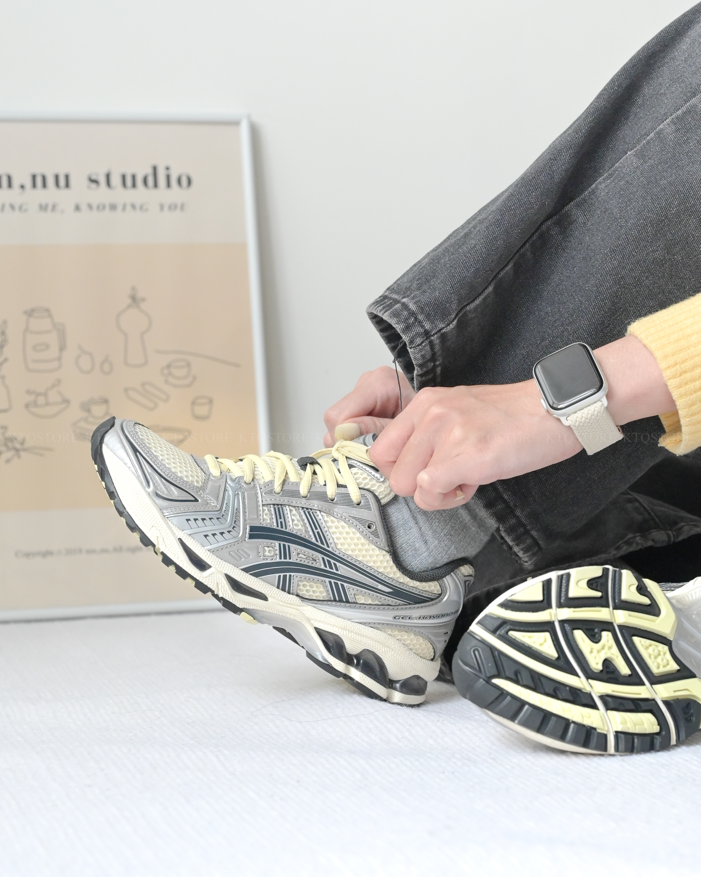 KTQ STORE ‧ Asics Gel-Kayano 14 “Oyster White Grey” 奶油白 1203A537-250