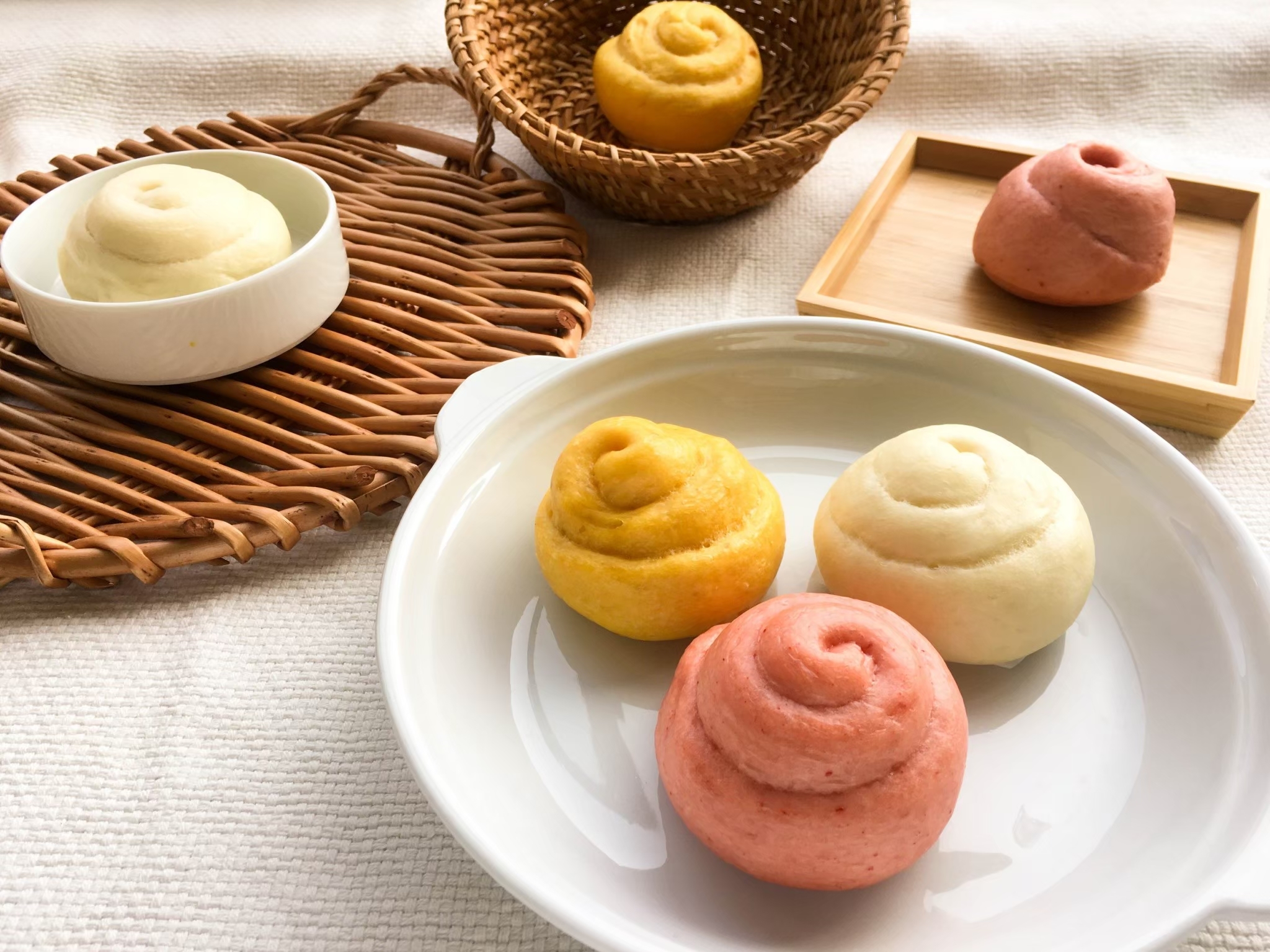 羊奶柴燒捲饅頭