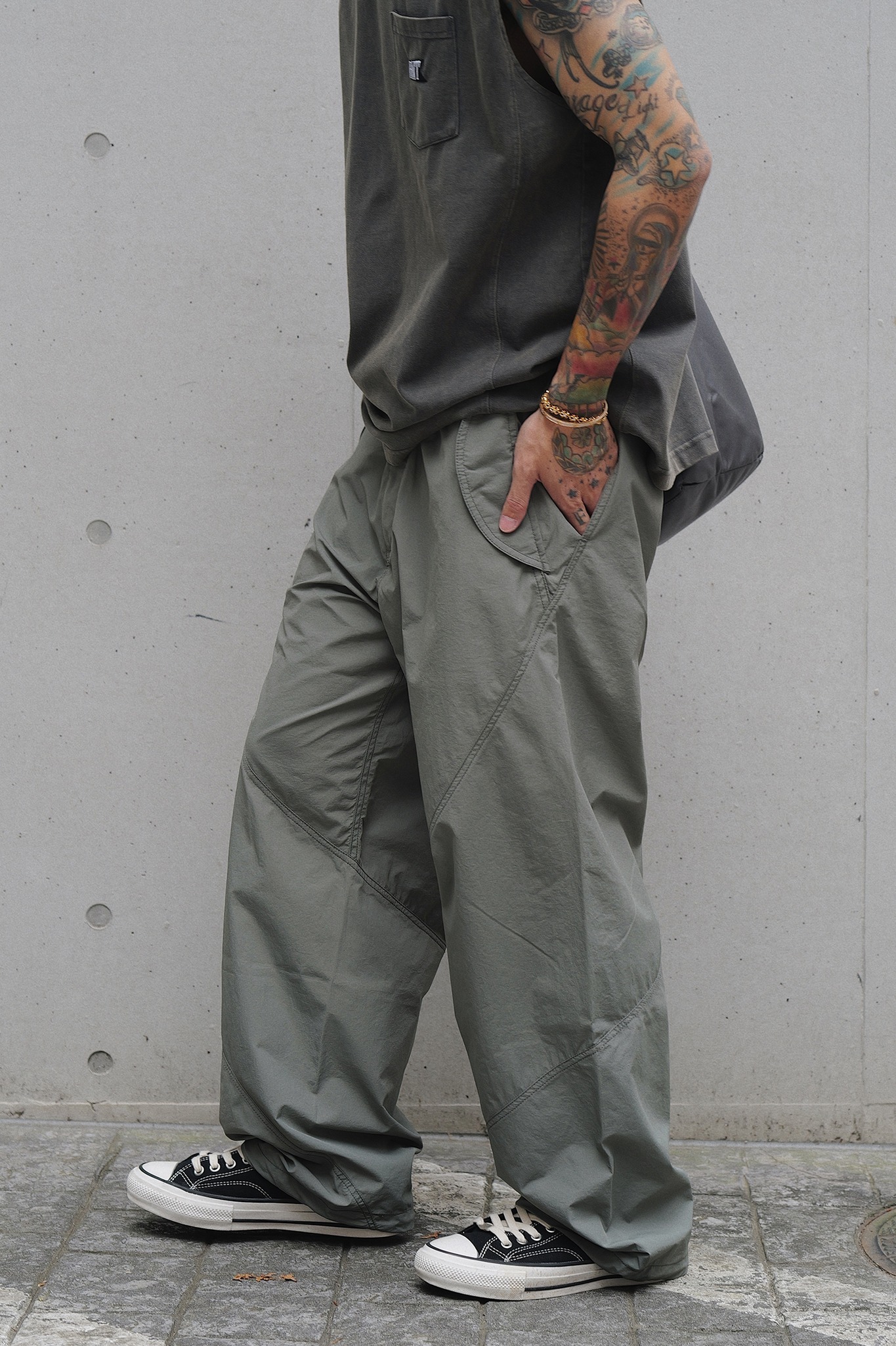 Unbent 25 A/W 薄尼龍休閒長褲