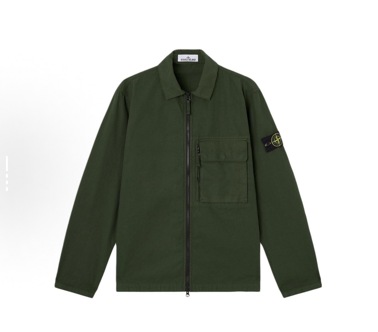 STONE ISLAND石頭島 雙拉鍊徽標夾克外套 男款 潮流機能防風立領Aug25