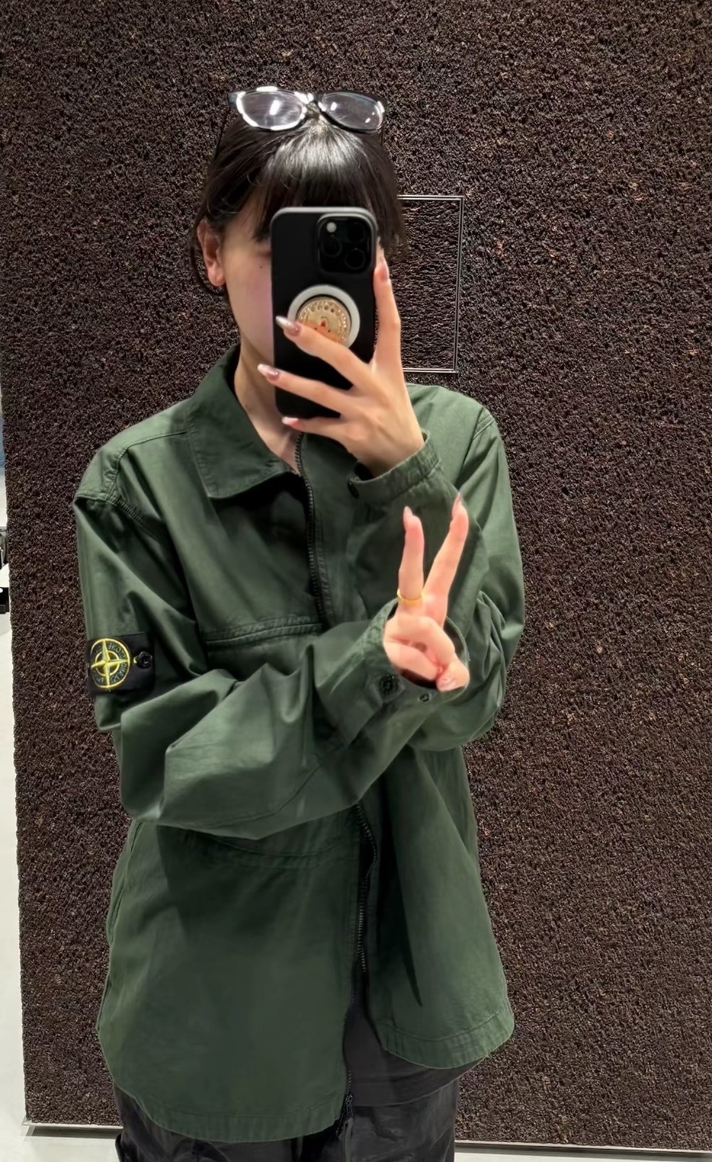 STONE ISLAND石頭島 雙拉鍊徽標夾克外套 男款 潮流機能防風立領Aug25