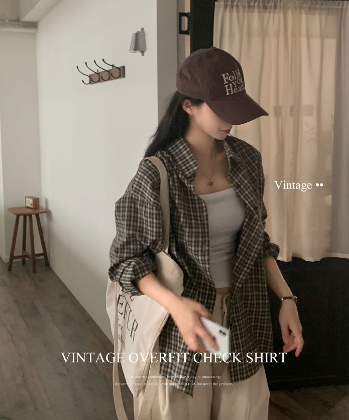 早秋預訂｜Setter Vintage 格紋襯衫