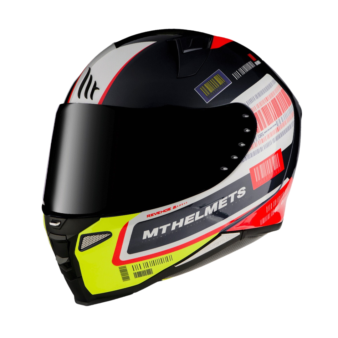 MT HELMETS REVENGE 2 RS A1 GLOSS BLACK 亮面