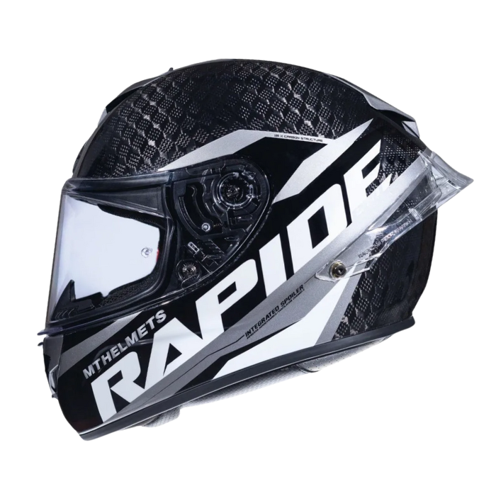 MT HELMETS 最輕量版本碳纖系列 RAPIDE PRO CARBON C2 GLOSS GREY 亮面