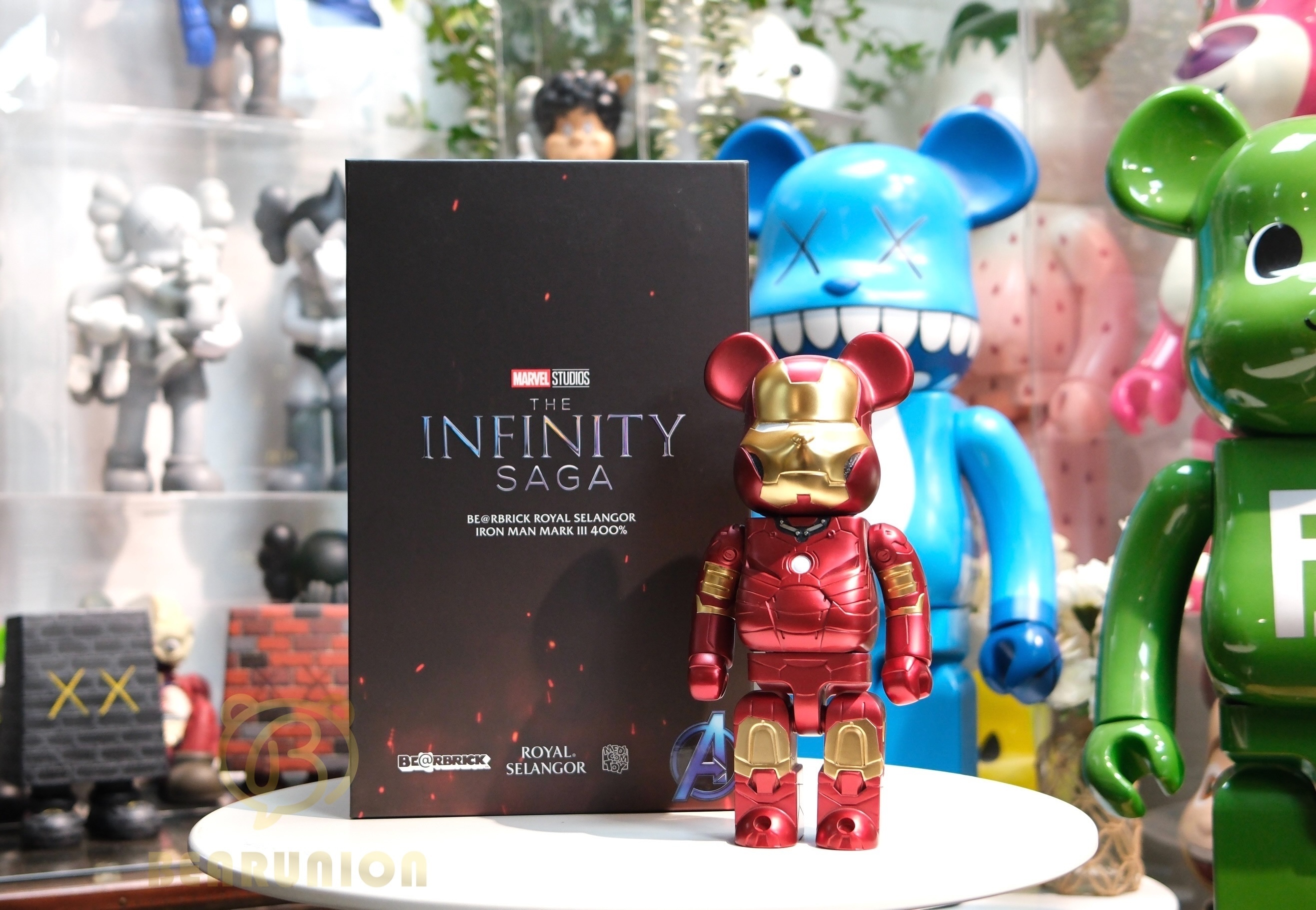 🎏預訂🎏Bearbrick 400% ROYAL SELANGORIRON MAN MARK IIII 錫