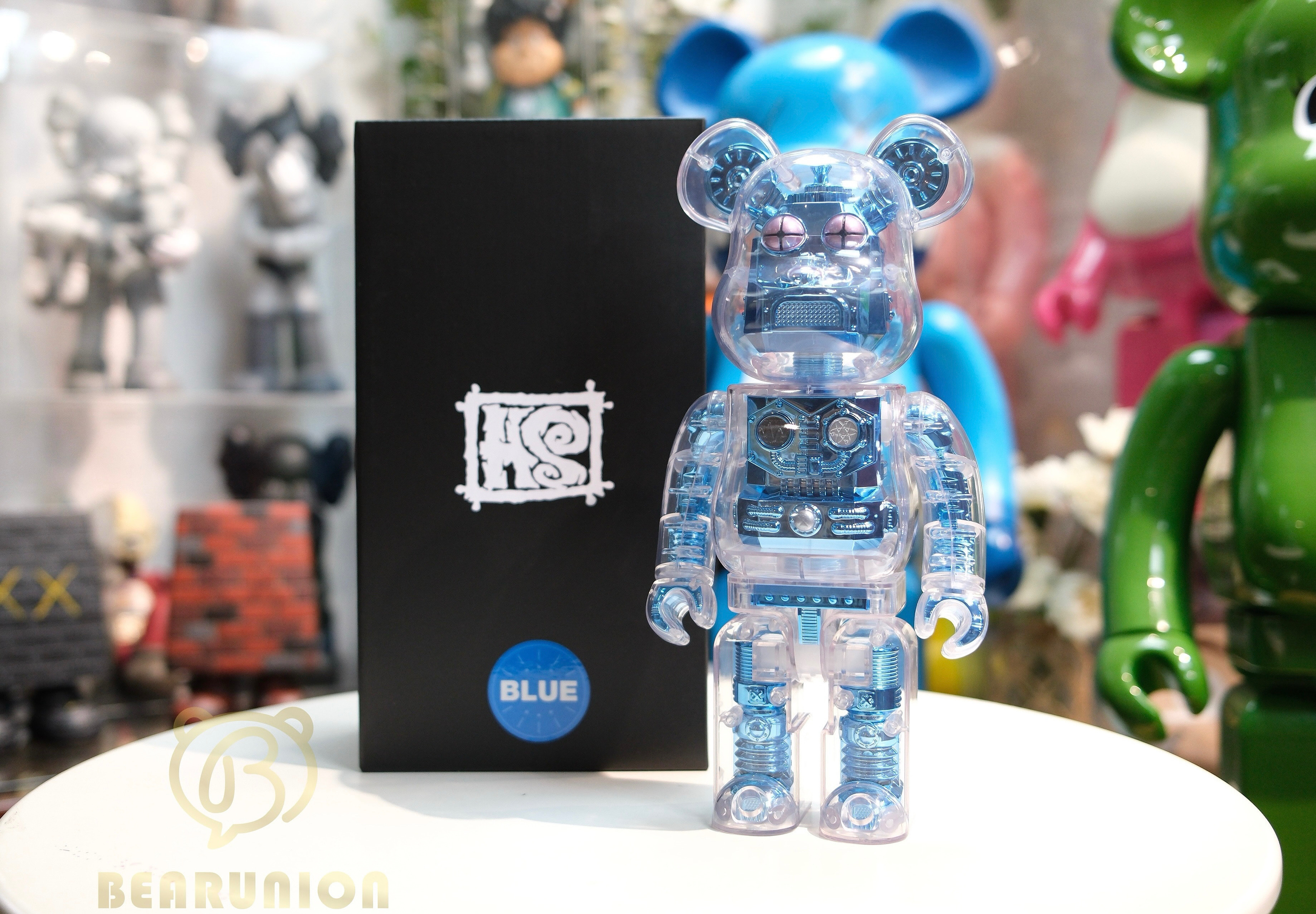 🎏預訂🎏Bearbrick 400% HxS HIROTA SAIGANSHOMETALLIC BLUE