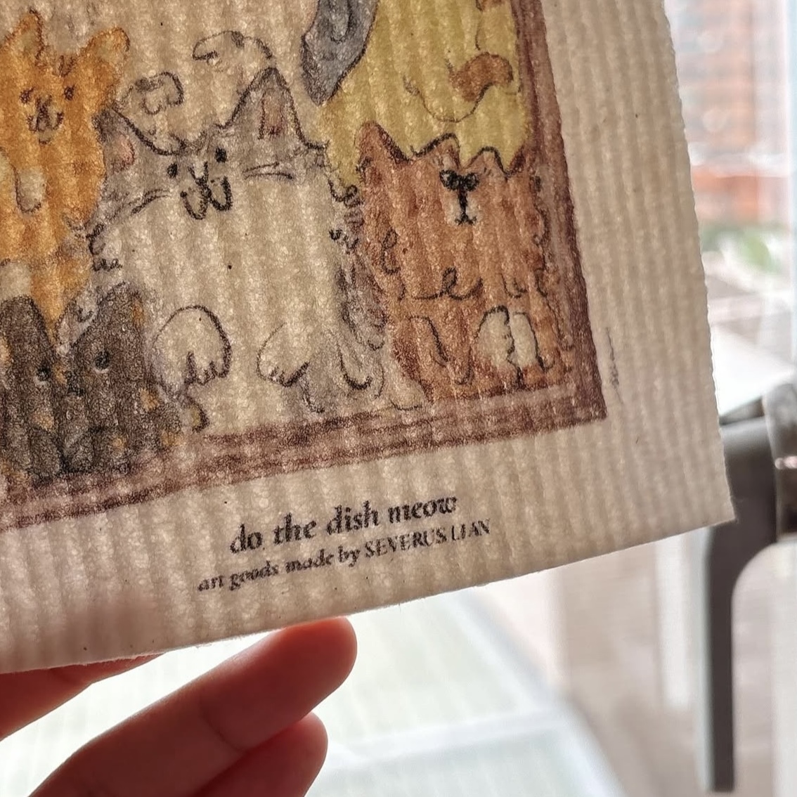 壽司貓 木漿棉抹布｜SEVERUS LIAN 里恩太太