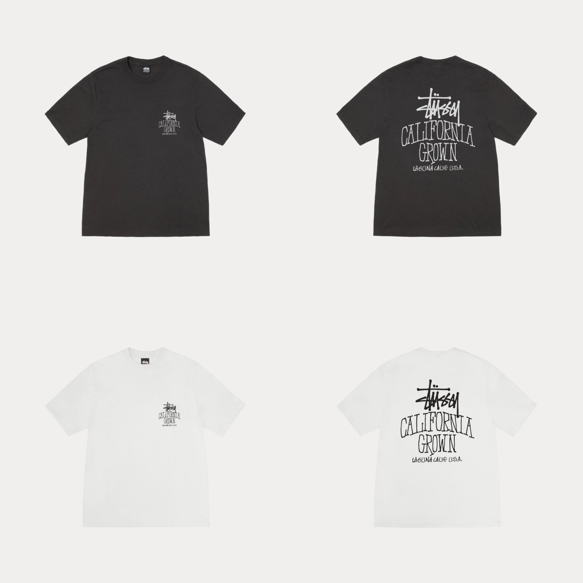 STUSSY CALI GROWN TEE PIGMENT DYED 字體 短袖 新款