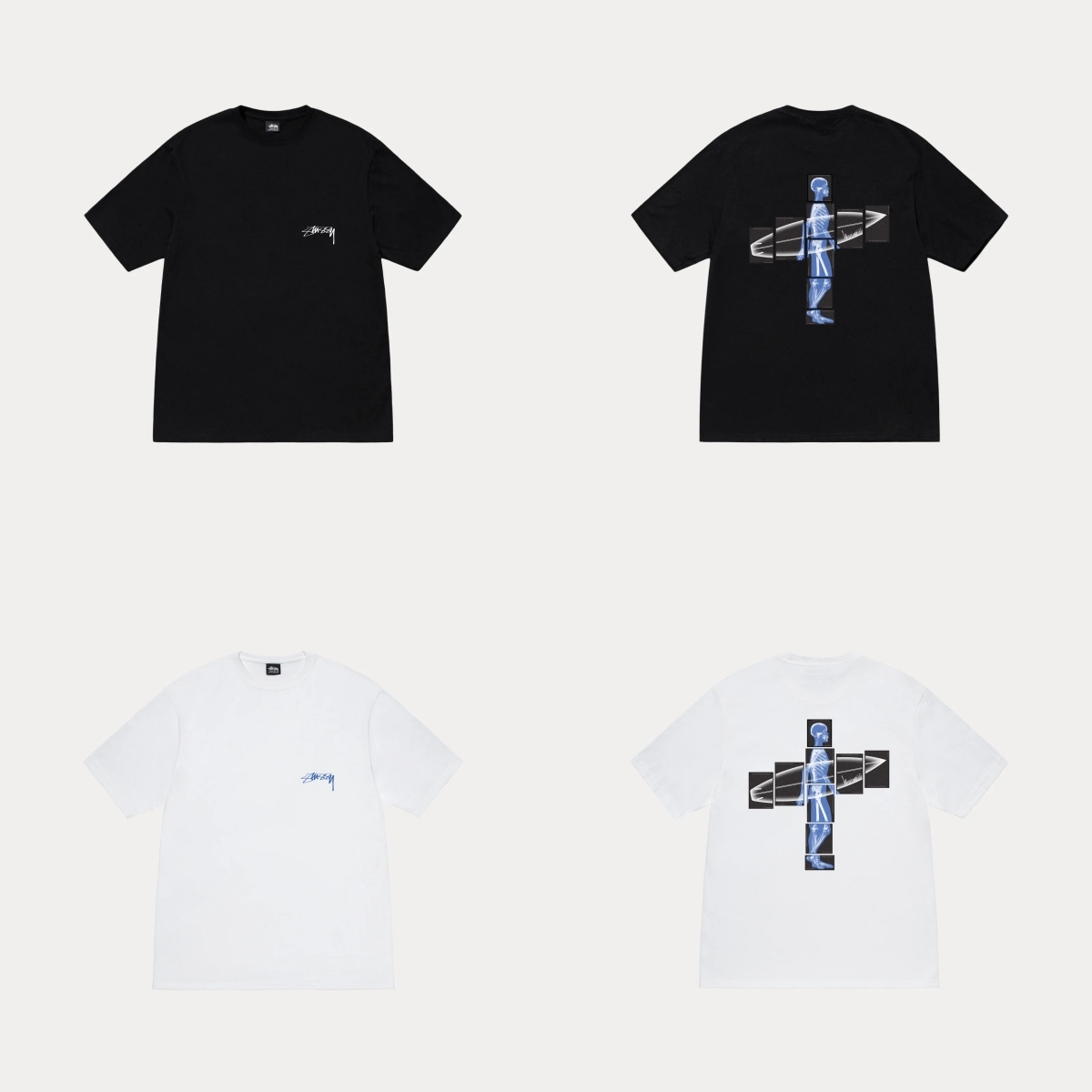 STUSSY BODY SCAN TEE 骷髏 掃描 短袖 新款