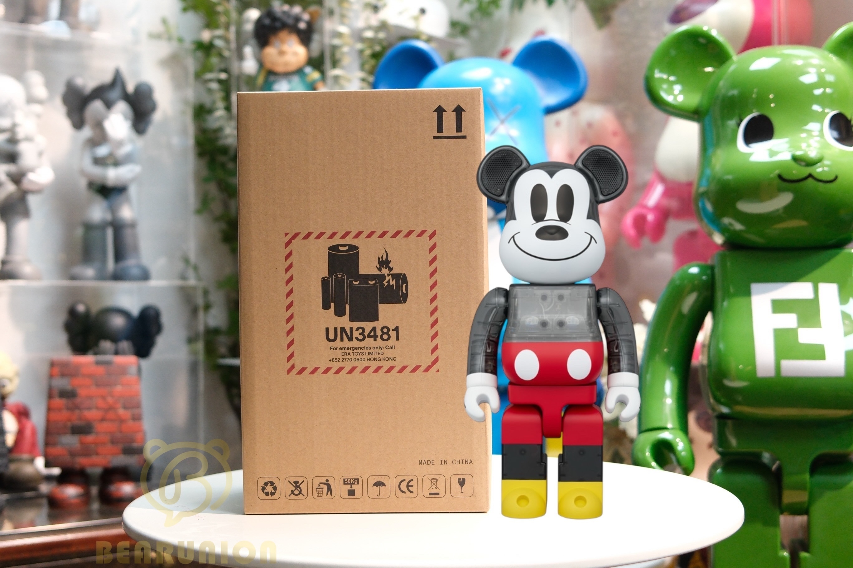 🎏預訂🎏Bearbrick 400% AUDIOPortable Bluetooth(R) Speaker MICKEY MOUSE
