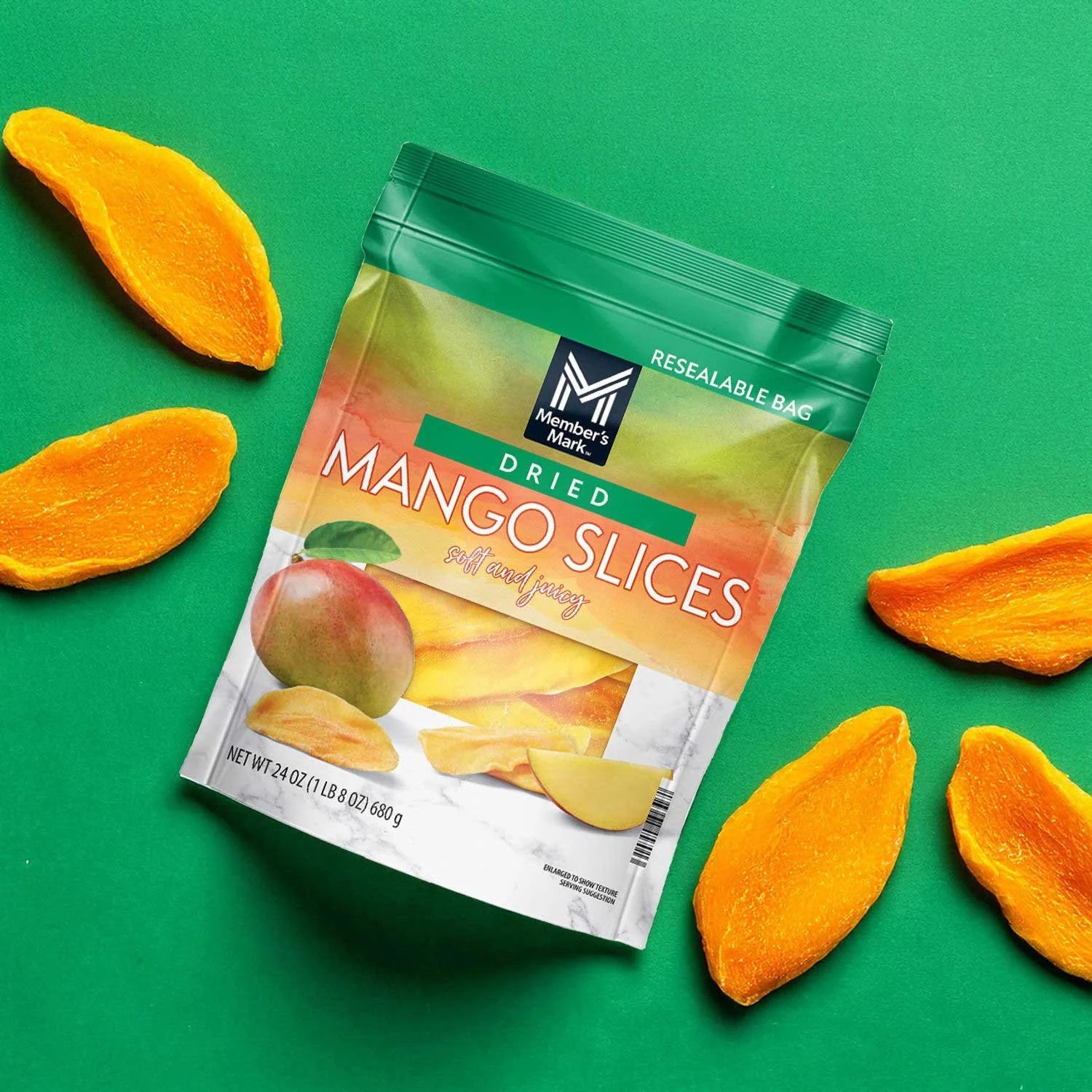 【預購】Member's Mark G080616 天然芒果乾680g