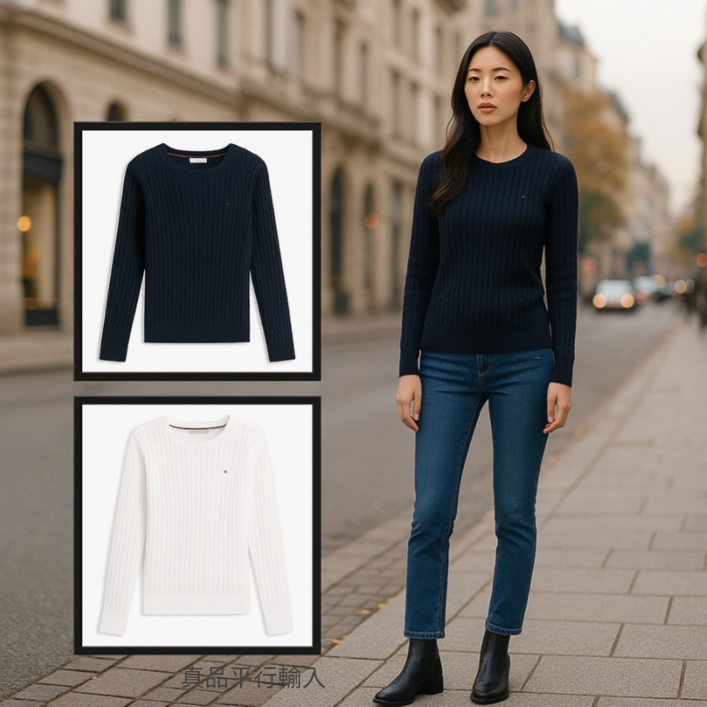 【現貨】Tommy Hilfiger G080650 女裝粗針織冷衫