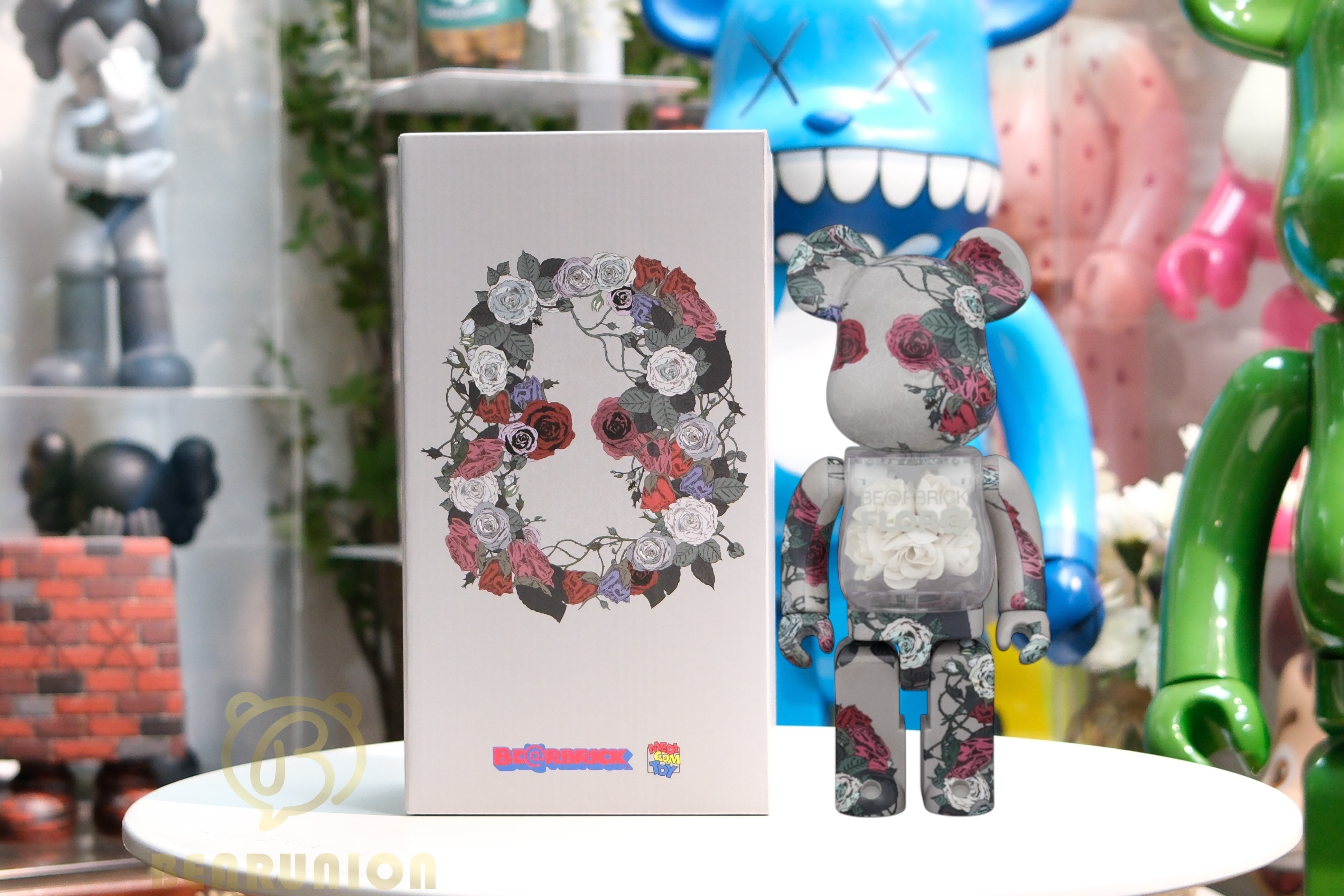 その他 BE@RBRICK - BE@RBRICK NORT 400% GLOW IN THE DARK BEARBRICK 400% New in Box NORT STASH Rare Blue GID Glow in