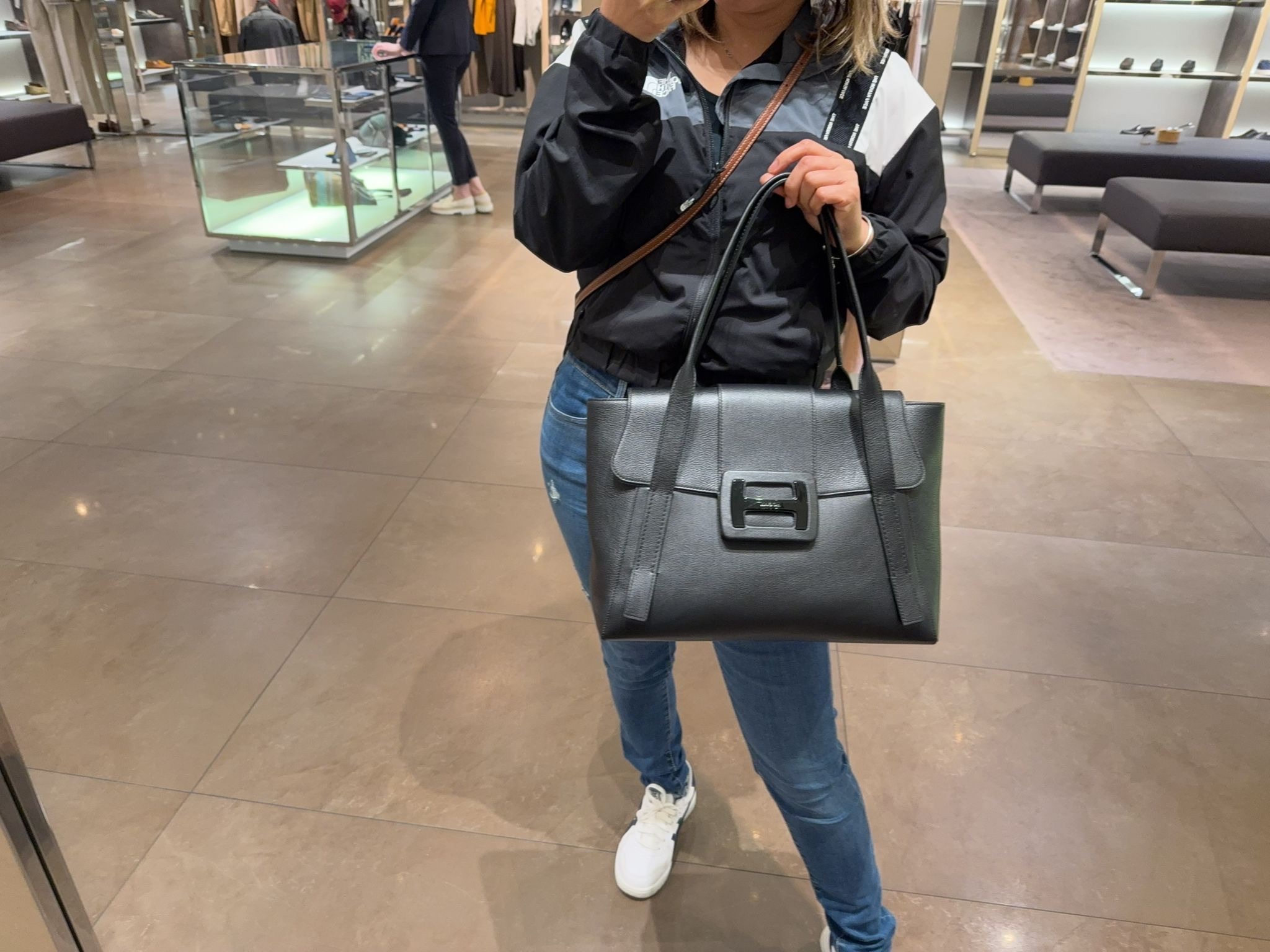 Tods Bag H shopping Tote Bag black