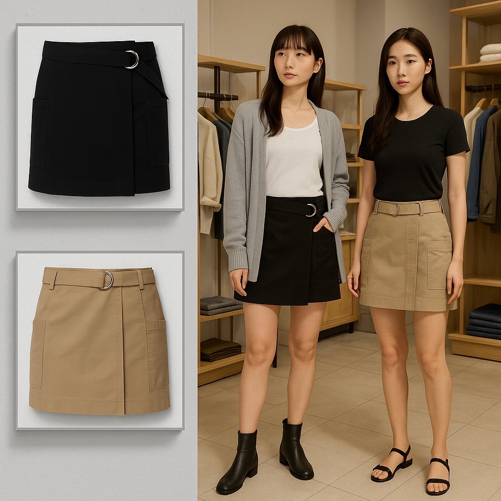 【預購】Briggs Belted Twill Cargo G080620 女裝腰帶工裝短裙