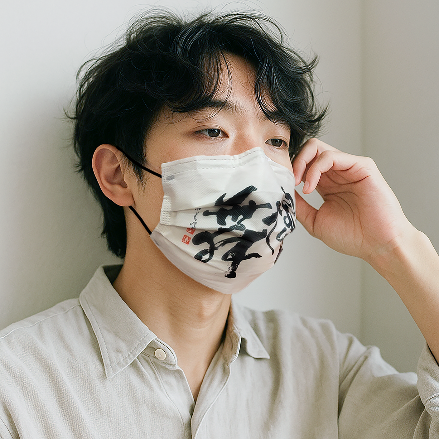 環保防霧紙口罩-書畫系列